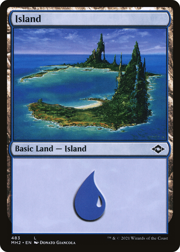 Island (483) (MH2-483)  Foil - Modern Horizons 2