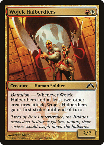 Wojek Halberdiers (GTC-208)  - Gatecrash