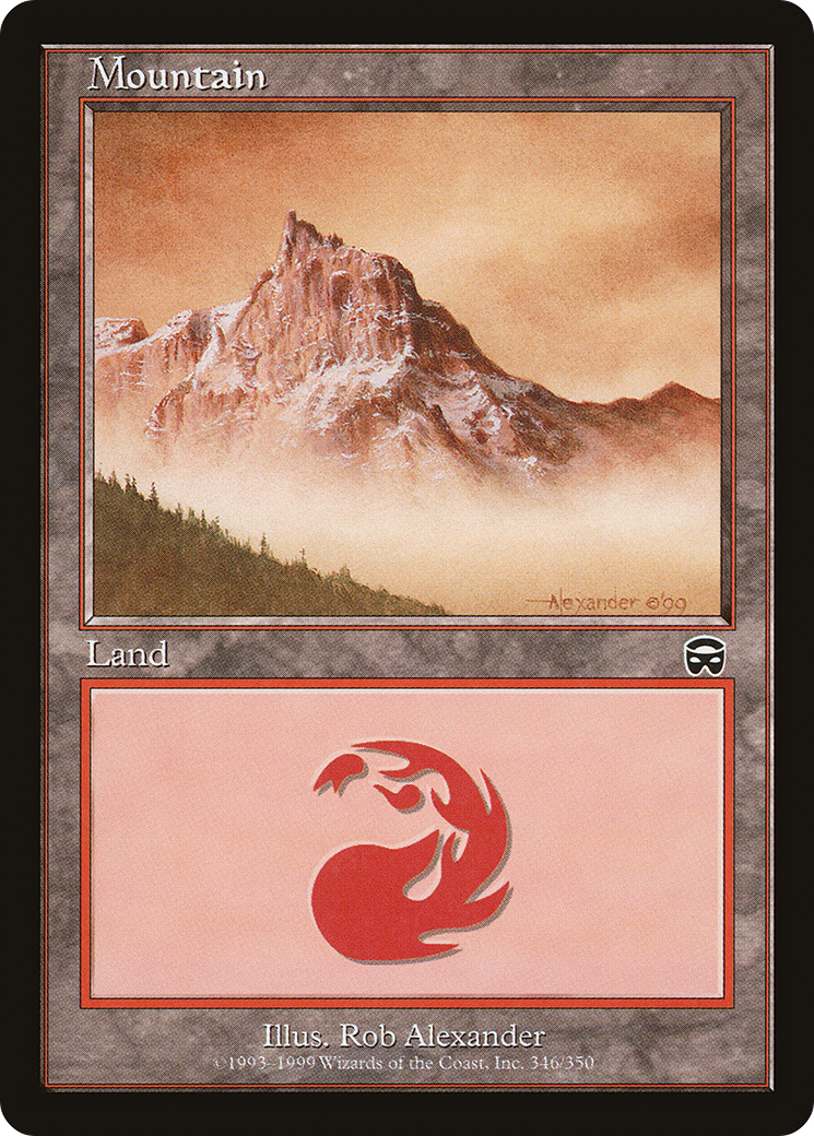 Mountain (346) (MMQ-346)  - Mercadian Masques
