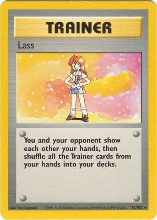 Lass 075/102  Base Set - Rare