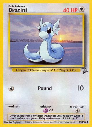 Dratini 038/130  Base Set 2 - Uncommon