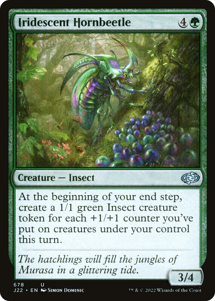 Iridescent Hornbeetle (J22-678)  - Jumpstart 2022