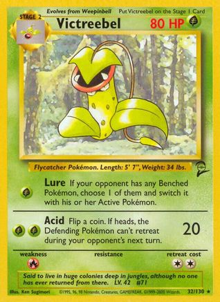 Victreebel 032/130  Base Set 2 - Rare