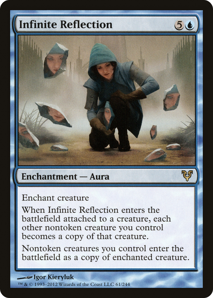Infinite Reflection (AVR-061)  Foil - Avacyn Restored