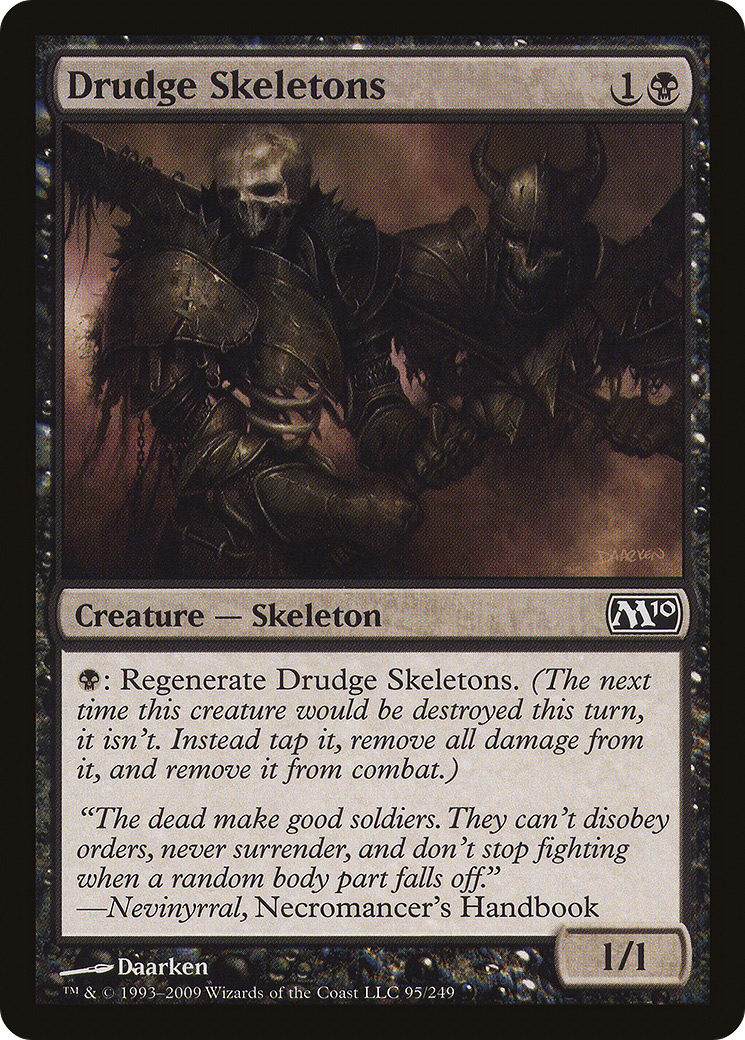 Drudge Skeletons (M10-095)  Foil - Magic 2010