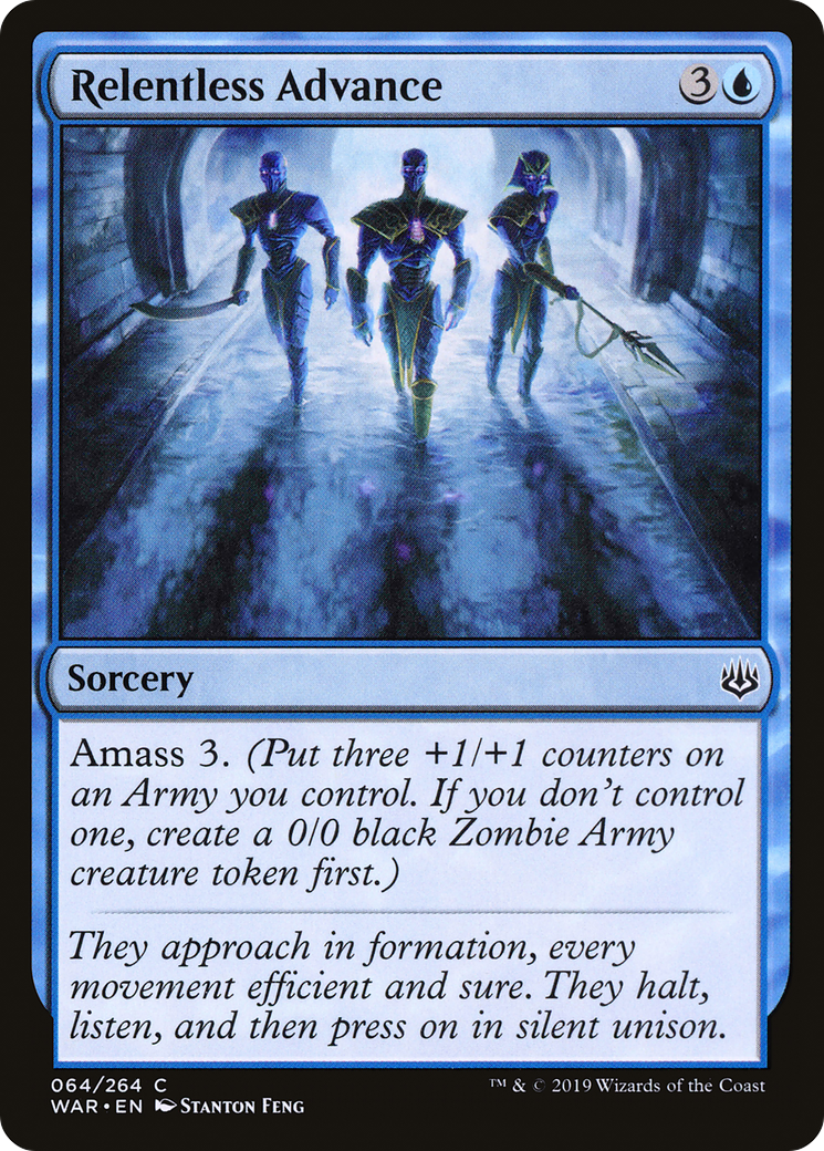Relentless Advance (WAR-064)  - War of the Spark