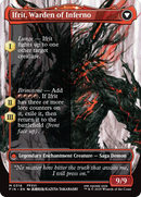 Clive, Ifrit's Dominant // Ifrit, Warden of Inferno (FIN-318) - FINAL FANTASY: (enchantment) (Borderless) Foil