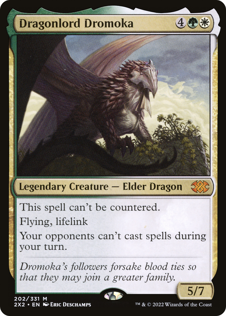 Dragonlord Dromoka (2X2-202)  Foil - Double Masters 2022