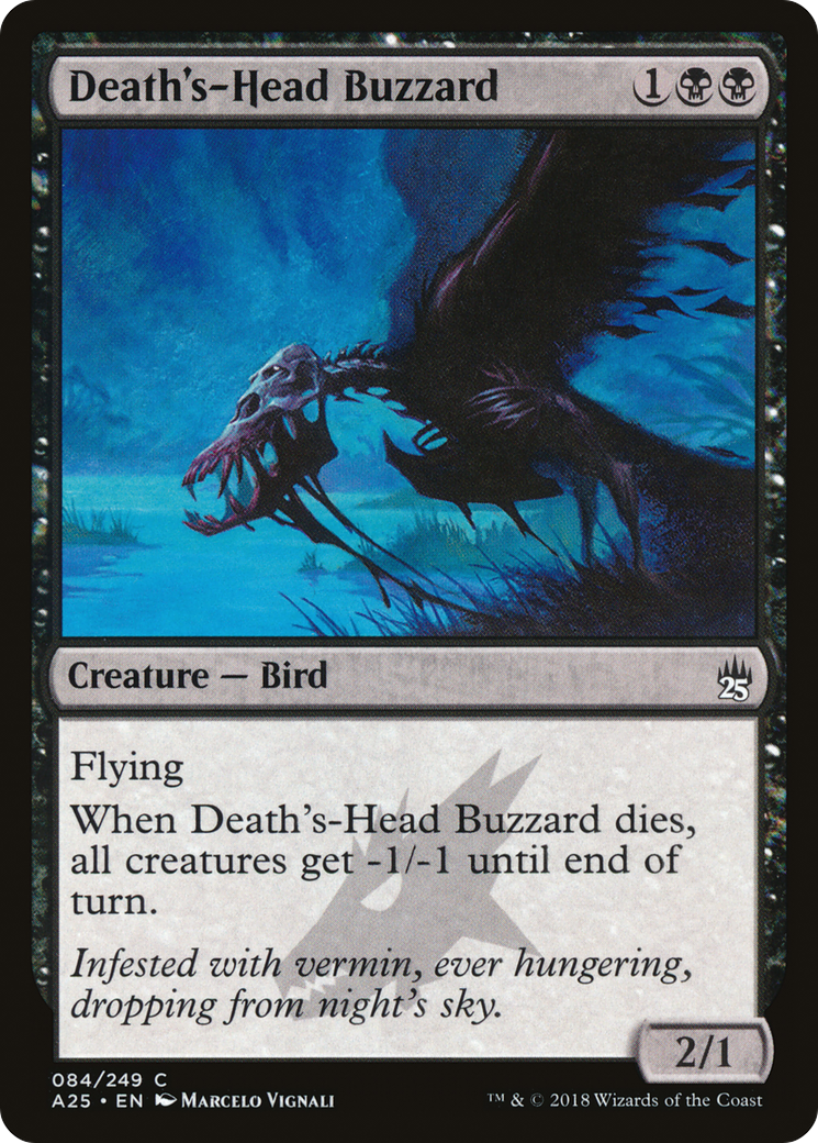Death's-Head Buzzard (A25-084)  - Masters 25
