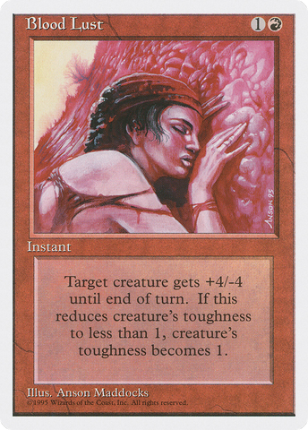 Blood Lust (4ED-)  - Fourth Edition