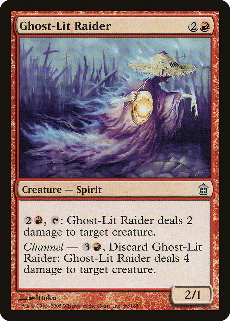 Ghost-Lit Raider (SOK-099)  - Saviors of Kamigawa