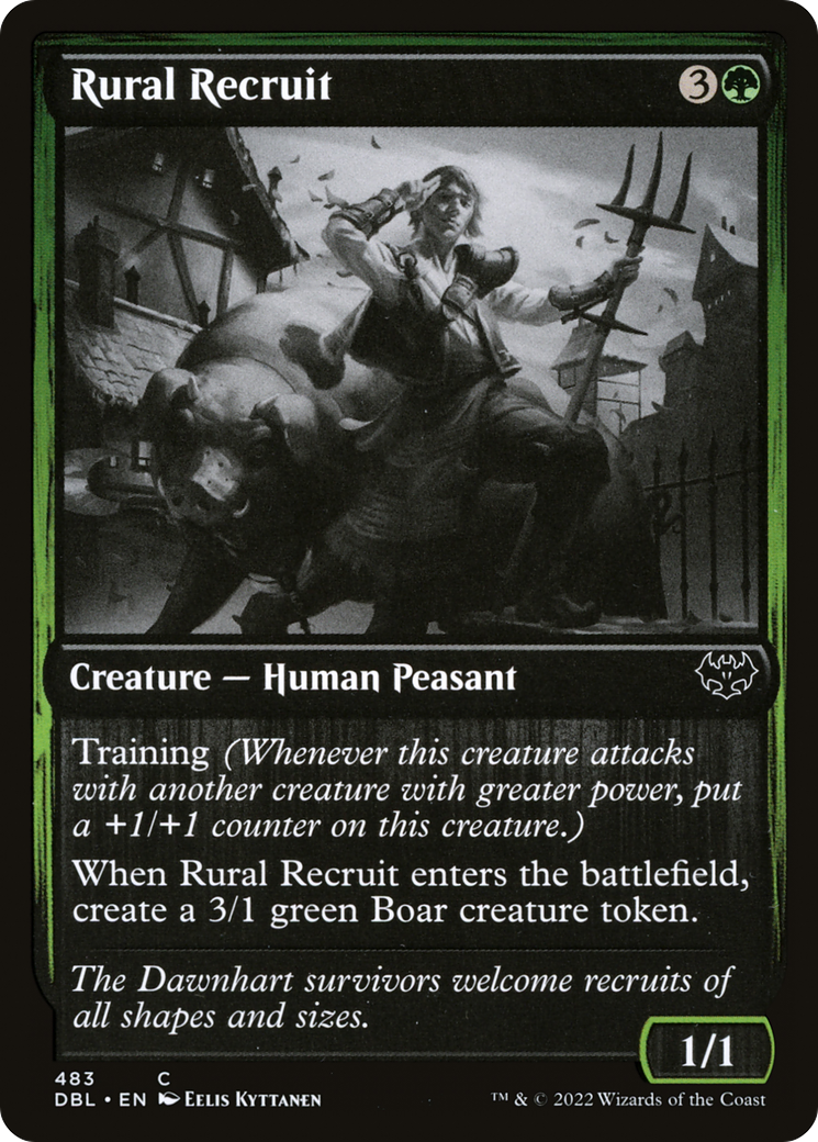 Rural Recruit (DBL-483)  - Innistrad: Double Feature