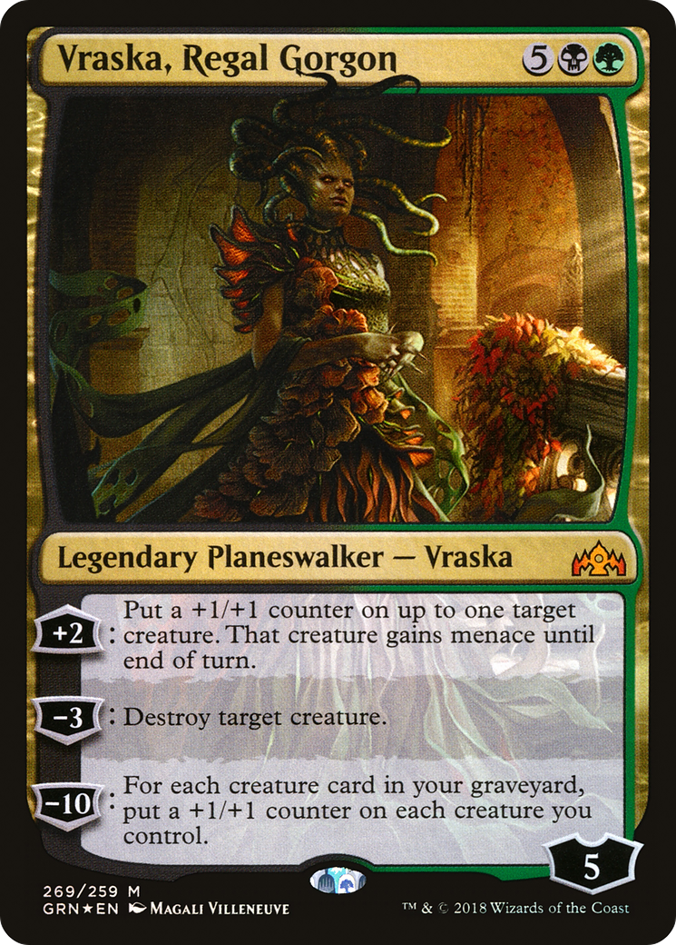 Vraska, Regal Gorgon (GRN-269)  Foil - Guilds of Ravnica