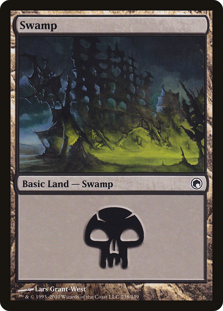 Swamp (238) (SOM-238)  - Scars of Mirrodin