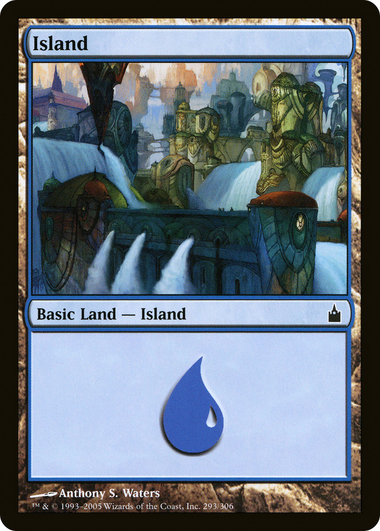 Island (293) (RAV-293)  Foil - Ravnica: City of Guilds
