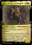 Merry, Warden of Isengard (Showcase Scrolls) (LTC-468) - Tales of Middle-earth Commander: (Showcase) Foil