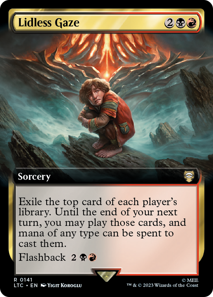 Lidless Gaze (Extended Art) (LTC-141)  - Tales of Middle-earth Commander: (Extended Art)