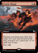 Pyretic Charge (Extended Art) (OTC-065)  - Outlaws of Thunder Junction Commander: (Extended Art)