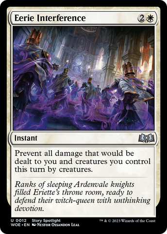 Eerie Interference (WOE-012)  - Wilds of Eldraine