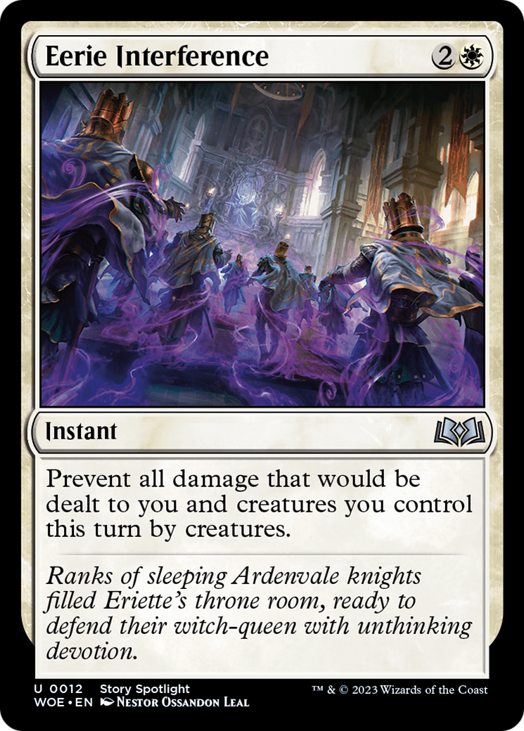 Eerie Interference (WOE-012)  Foil - Wilds of Eldraine