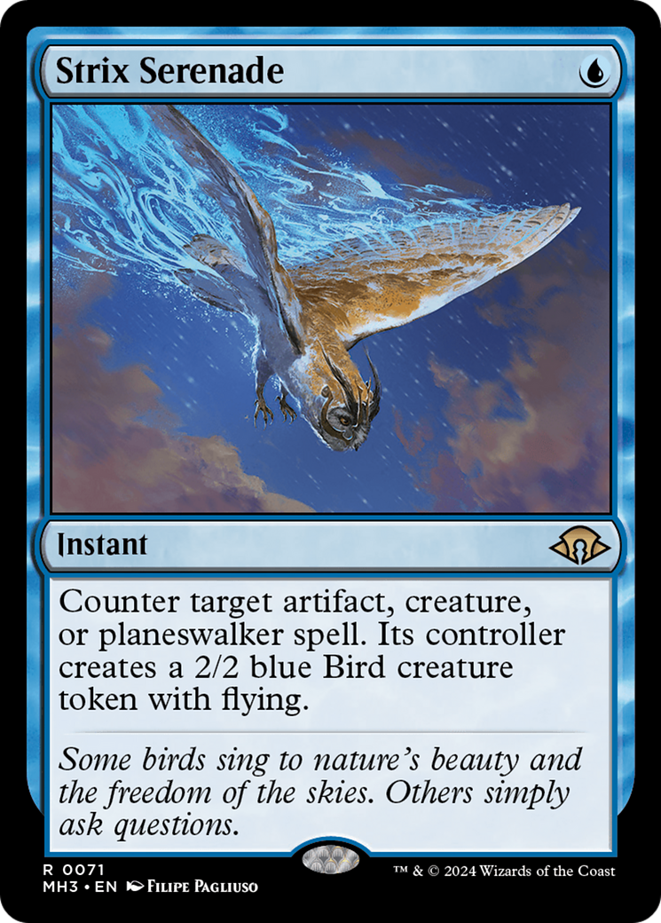 Strix Serenade (MH3-071)  Foil - Modern Horizons 3