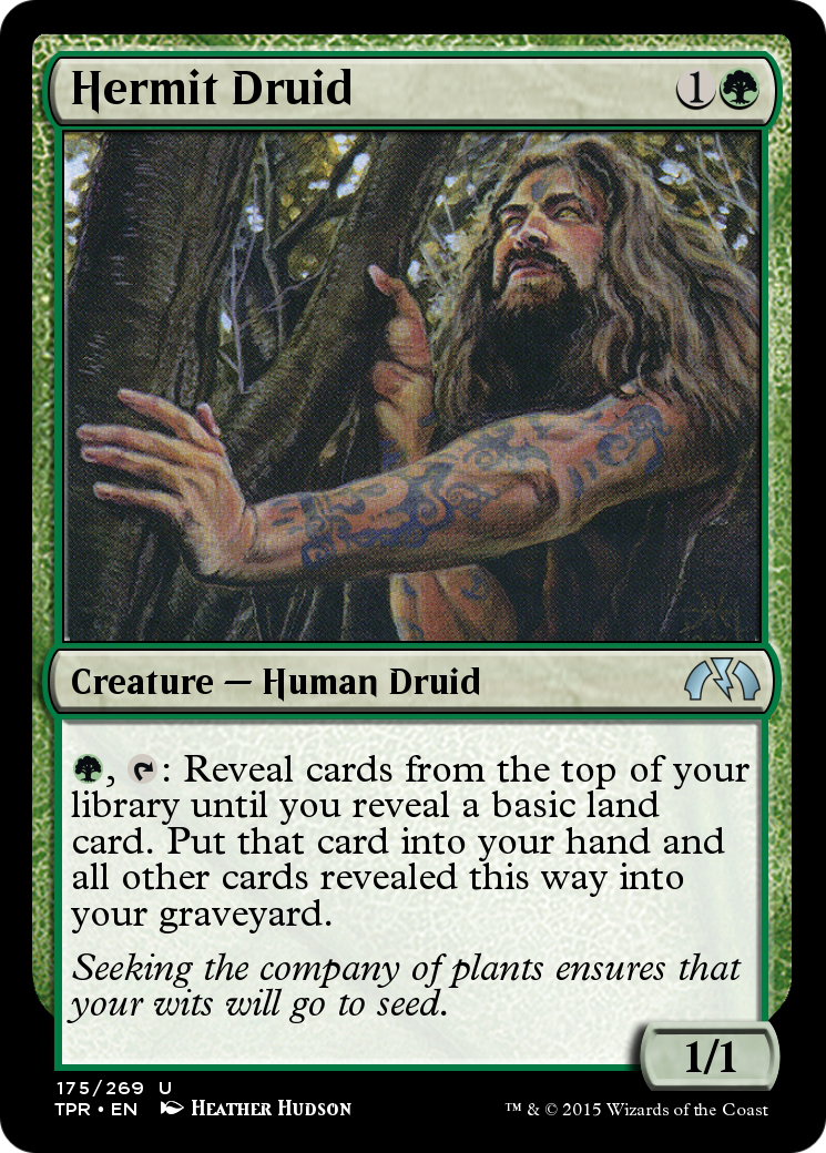 Hermit Druid (TPR-175)  Foil - Tempest Remastered
