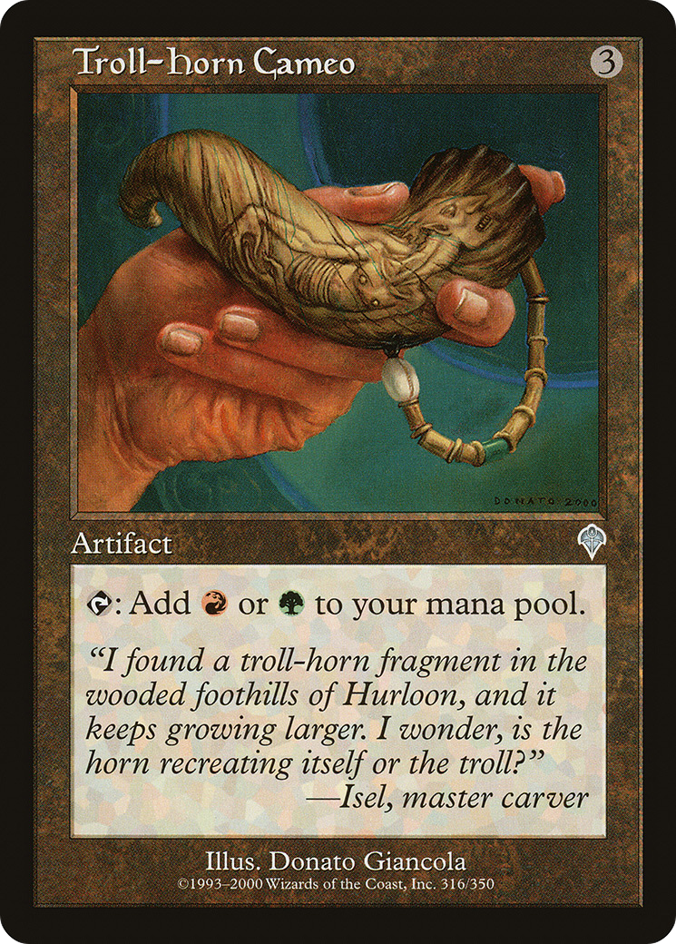 Troll-Horn Cameo (INV-316)  Foil - Invasion