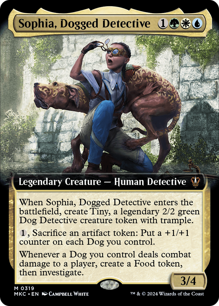 Sophia, Dogged Detective (Extended Art) (MKC-319) - Murders at Karlov Manor Commander: (Extended Art)