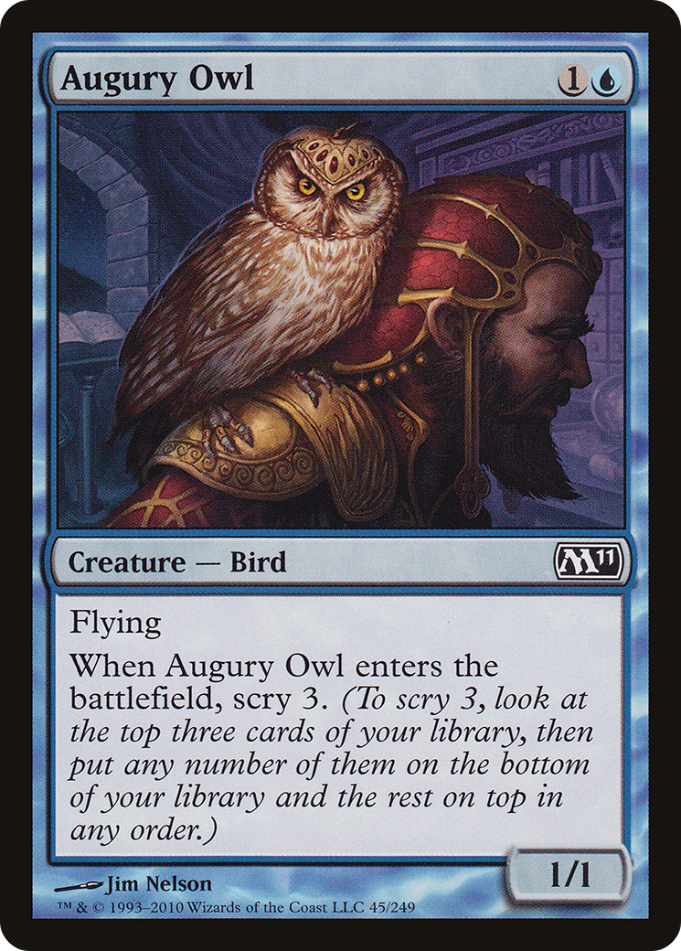 Augury Owl (M11-045)  Foil - Magic 2011