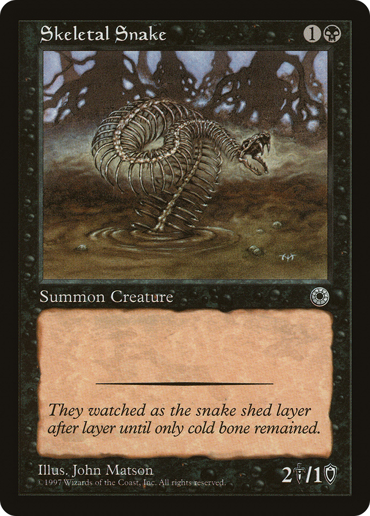 Skeletal Snake (POR-)  - Portal