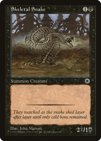Skeletal Snake (POR-)  - Portal