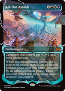 All-Out Assault (TDM-405) - Tarkir: Dragonstorm: (Showcase, enchantment) Foil