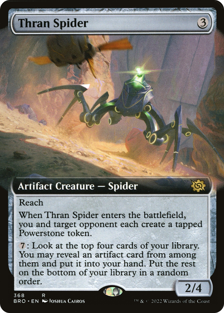 Thran Spider (Extended Art) (BRO-368)  - The Brothers' War: (Extended Art)