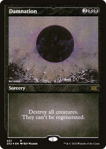Damnation (Foil Etched) (2X2-437)  Foil - Double Masters 2022