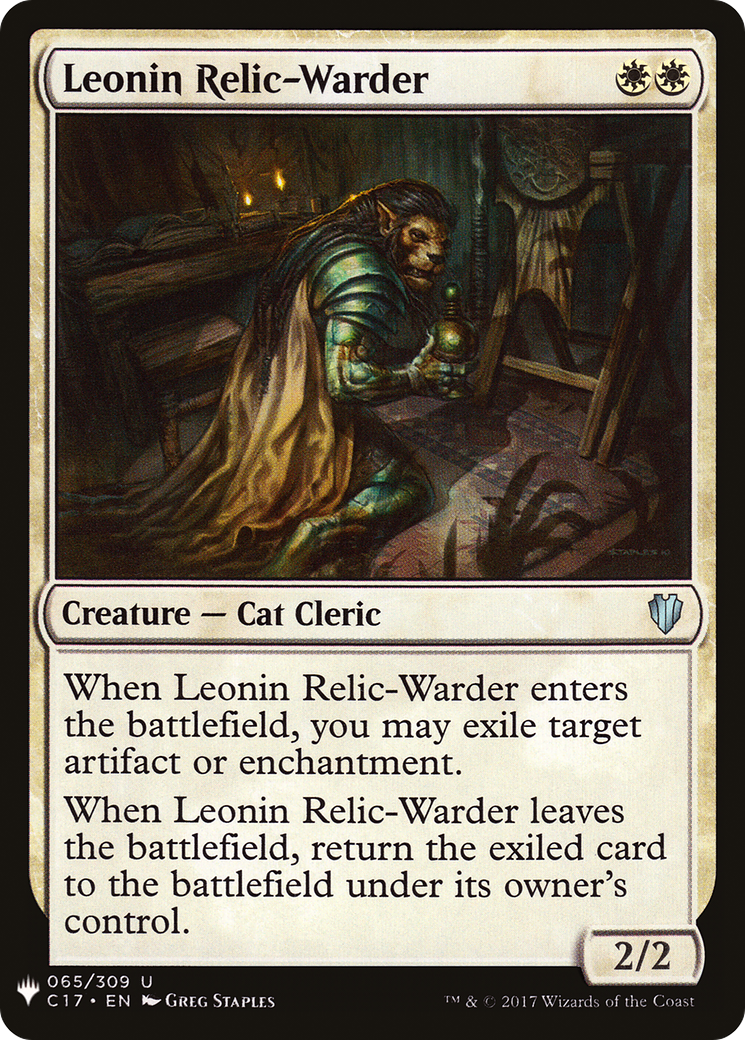 Leonin Relic-Warder (C17) (LIST-C17-65)  - The List