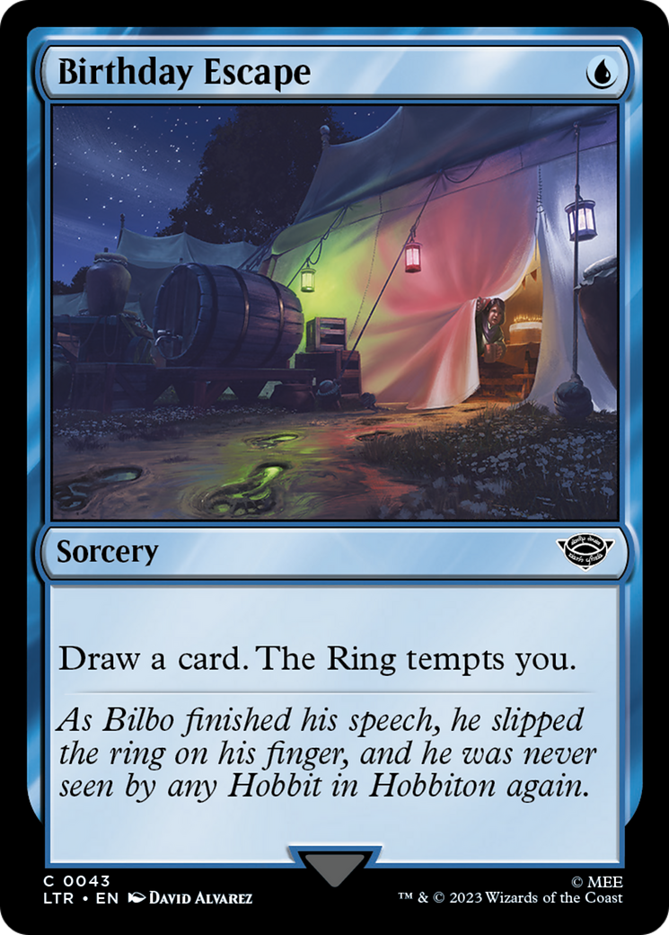 Birthday Escape (LTR-043)  Foil - The Lord of the Rings: Tales of Middle-earth