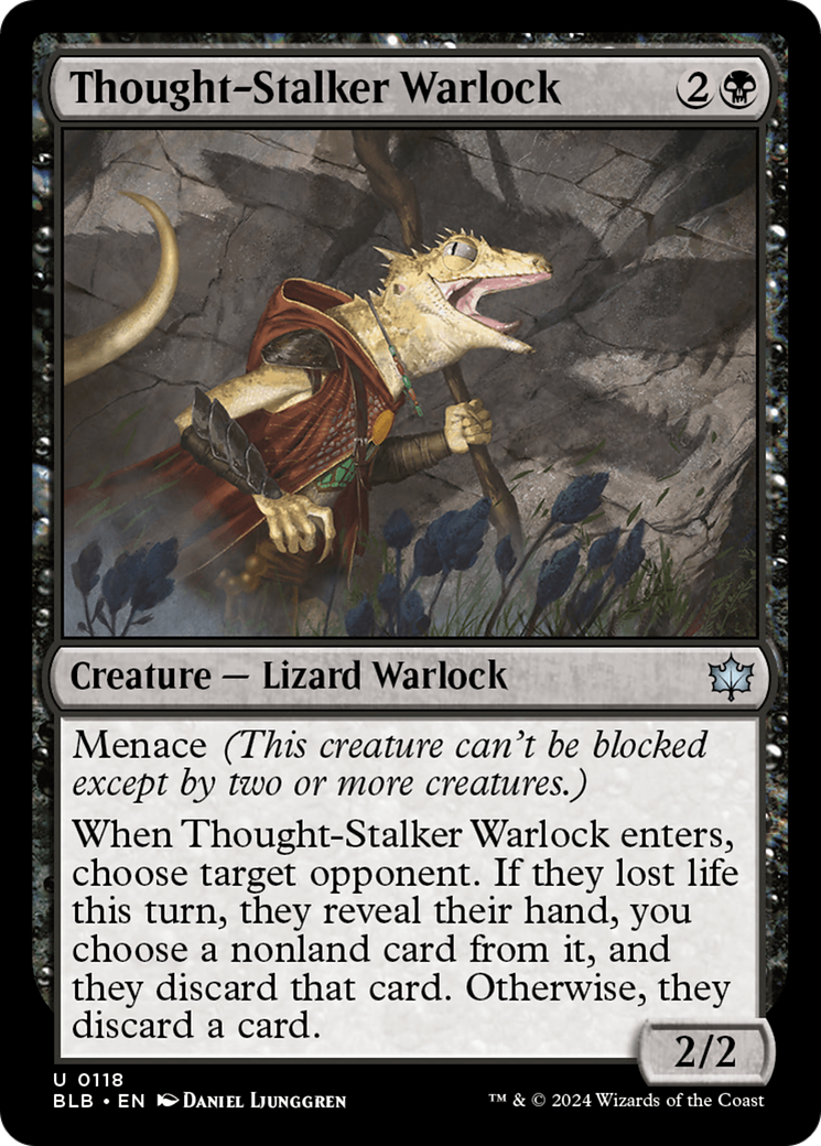 Thought-Stalker Warlock (BLB-118)  - Bloomburrow