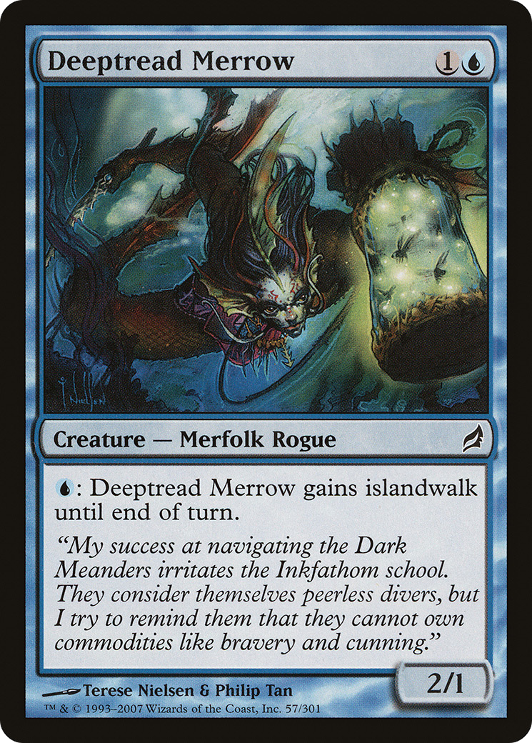 Deeptread Merrow (LRW-057)  Foil - Lorwyn
