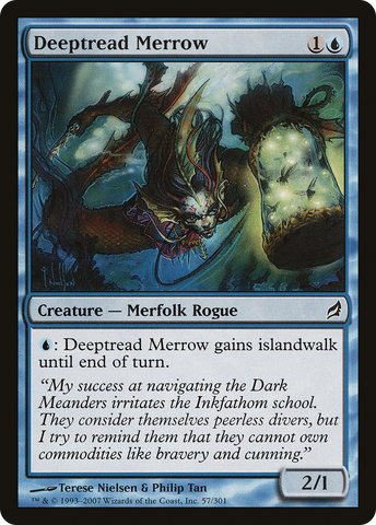 Deeptread Merrow (LRW-057)  Foil - Lorwyn