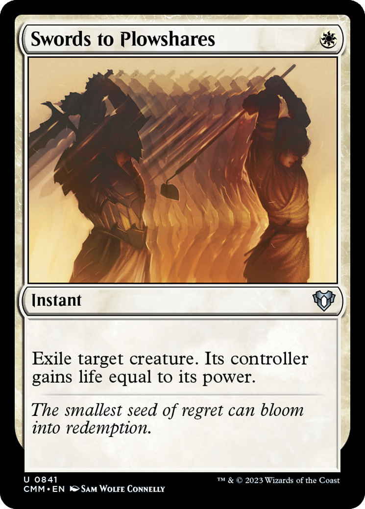 Swords to Plowshares (CMM-841)  - Commander Masters