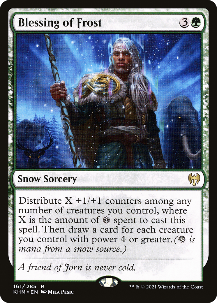 Blessing of Frost (KHM-161)  Foil - Kaldheim