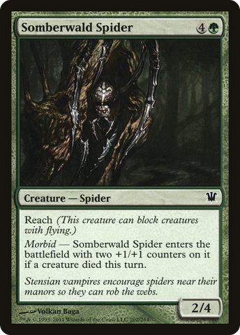 Somberwald Spider (ISD-202)  Foil - Innistrad