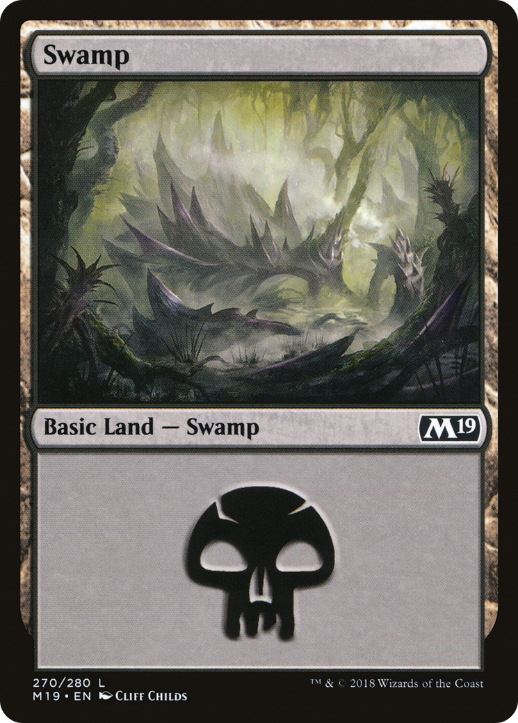 Swamp (270) (M19-270)  Foil - Core Set 2019