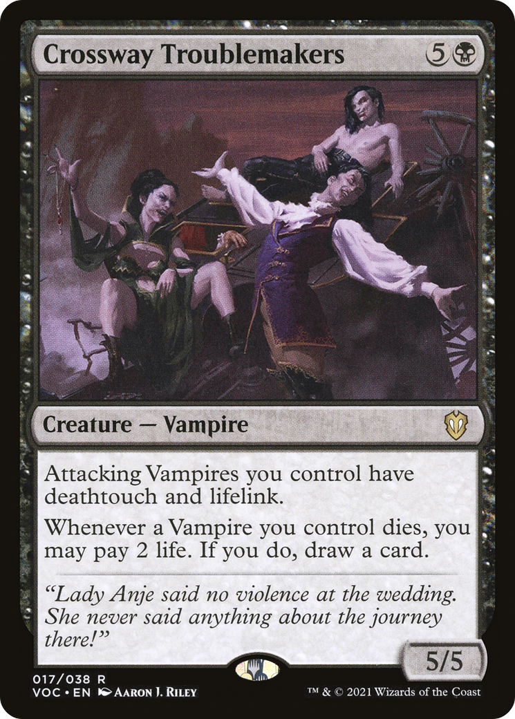 Crossway Troublemakers (VOC-017)  - Crimson Vow Commander