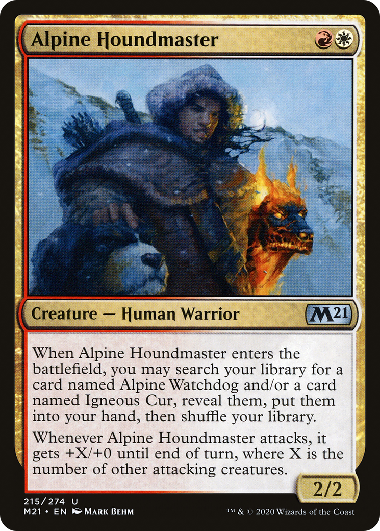 Alpine Houndmaster (M21-215)  - Core Set 2021