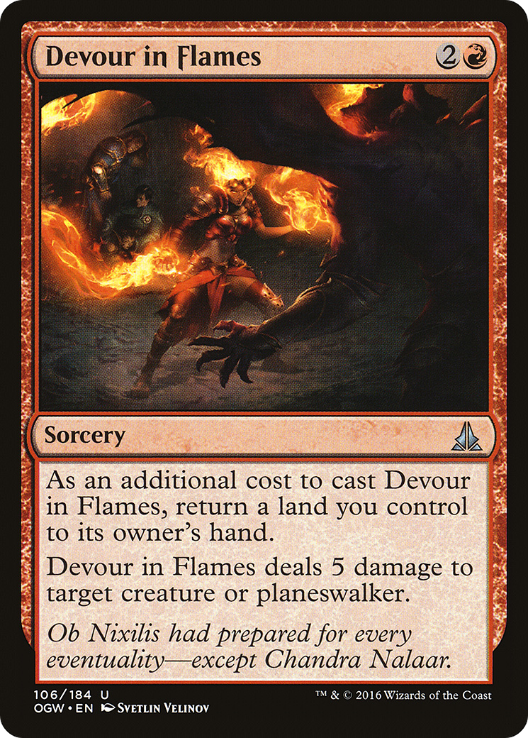 Devour in Flames (OGW-106)  - Oath of the Gatewatch