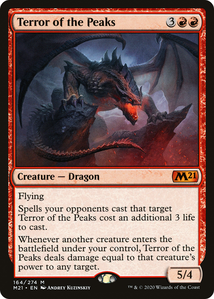 Terror of the Peaks (M21-164)  Foil - Core Set 2021