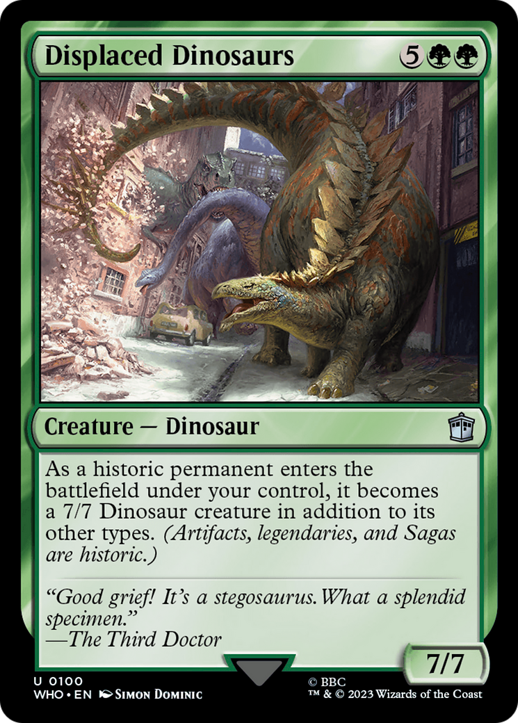 Displaced Dinosaurs (WHO-100)  - Doctor Who