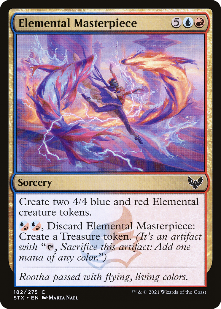 Elemental Masterpiece (STX-182)  Foil - Strixhaven: School of Mages