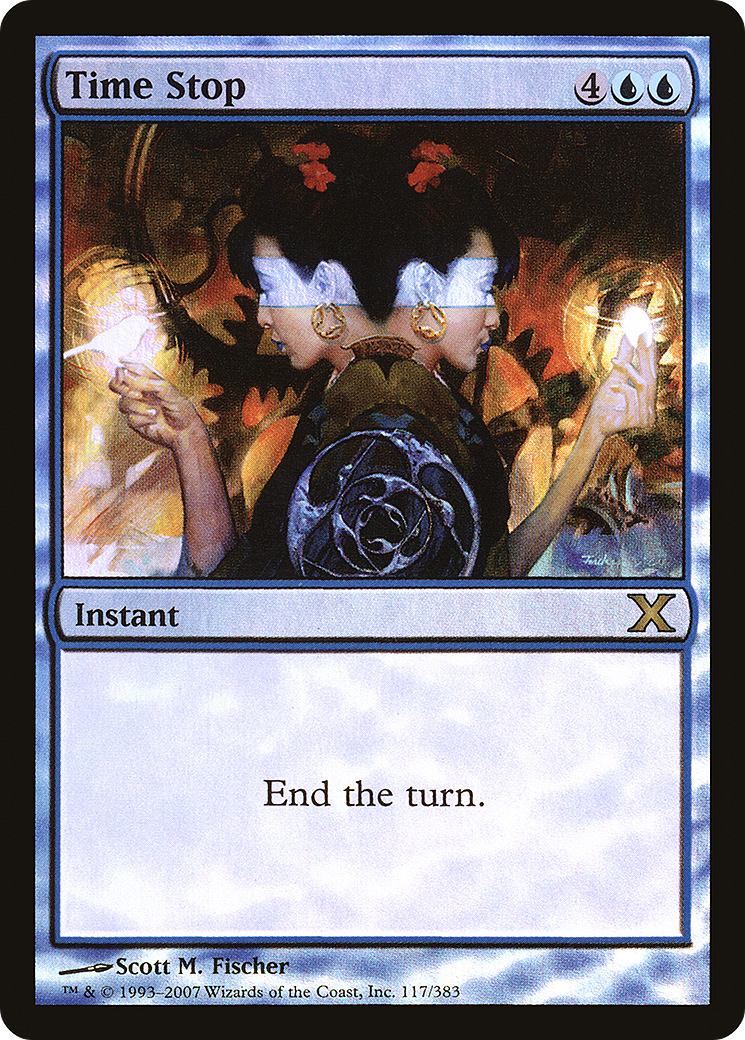 Time Stop (10E-117★)  Foil - Tenth Edition